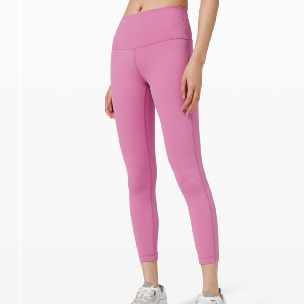 Lululemon wunder under luxtreme double lined 25” Magenta Glow
